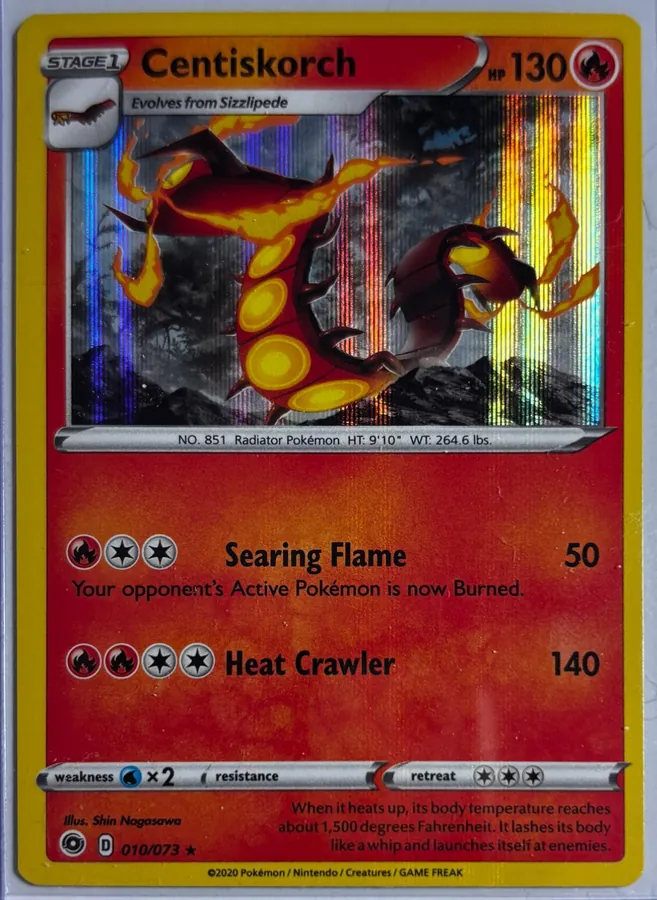 Centiskorch Holo Rare